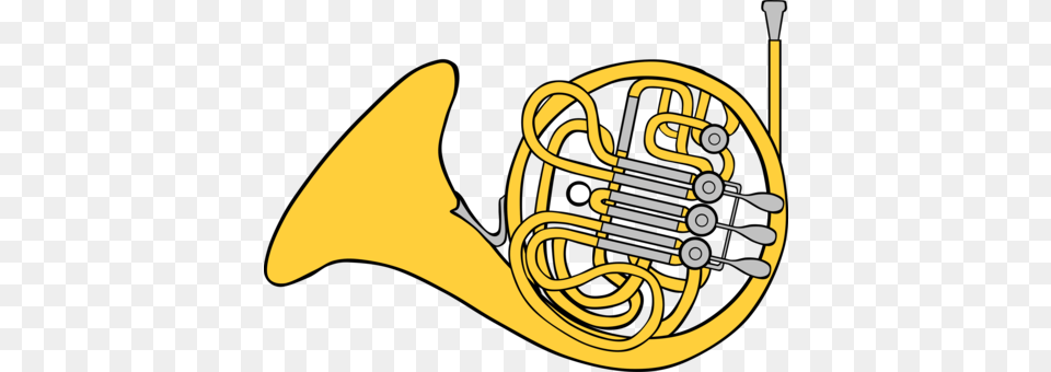 Fanfare Trumpet Music Horn, Brass Section, Musical Instrument, French Horn Free Png Download