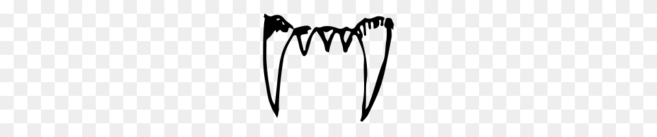 Fangs Icons Noun Project, Gray Free Png