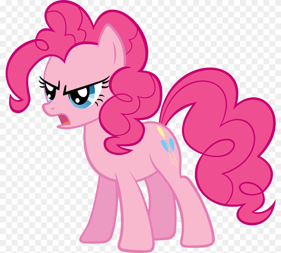 Fanmade Angry Pinkie Pie My Little Pony Pinkie Pie Angry, Baby, Person, Face, Head Png Image