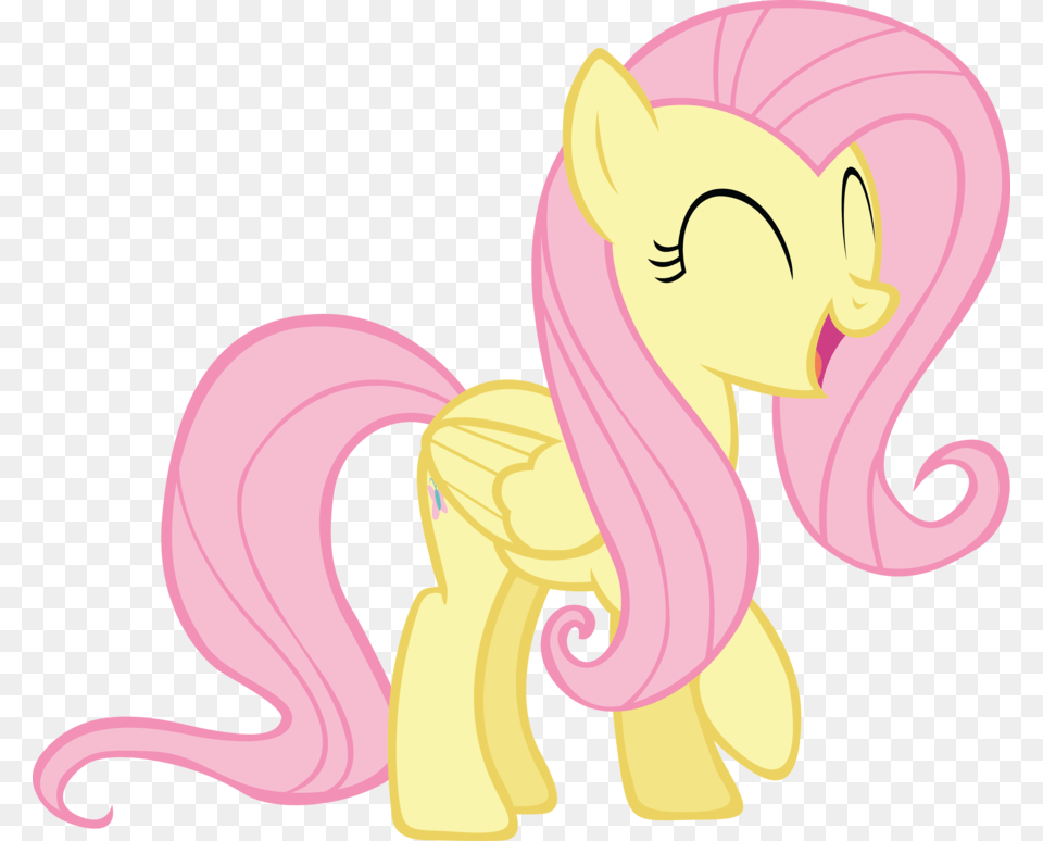 Fanmade Happy Fluttershy My Little Pony Fluttershy, Person, Book, Comics, Publication Png Image