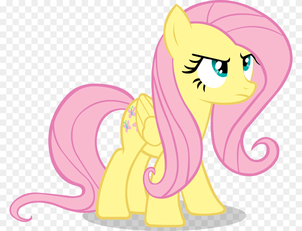 Fanmade Mad Fluttershy Fluttershy, Baby, Person, Face, Head Free Png Download