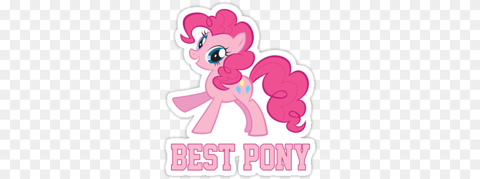 Fanmade Pinkie Pie Best Pony Sticker Pinkie Is Best Pony, Dynamite, Weapon, Flower, Plant Png Image