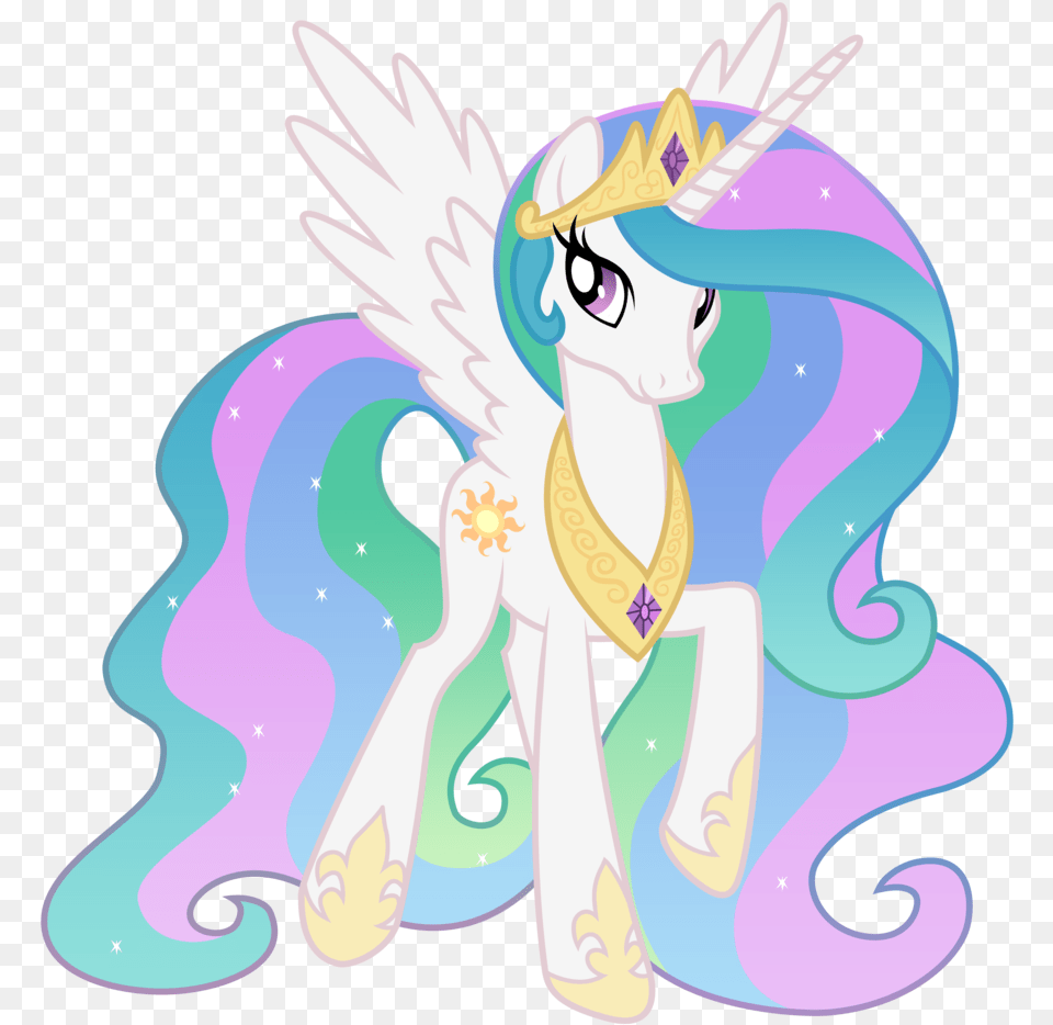 Fanmade Princess Celestia Walking My Little Pony, Baby, Person, Face, Head Png Image