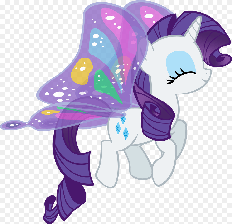 Fanmade Rarity Butterfly Pony Friendship Is Magic Rarity, Art, Book, Comics, Graphics Free Png