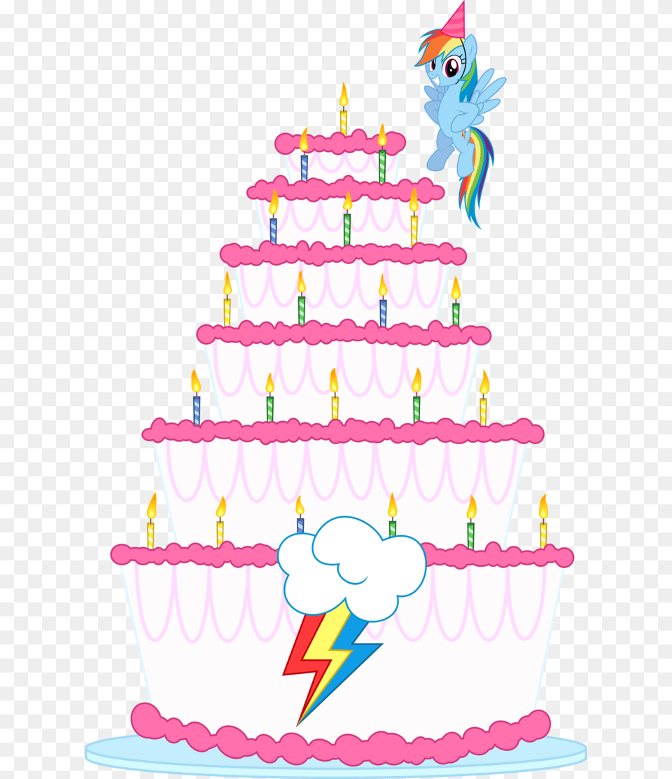 Fanmade Rd Birthday Cake By Gezawatt D750v4g My Little Pony Birthday, Birthday Cake, Cream, Dessert, Food Free Transparent Png