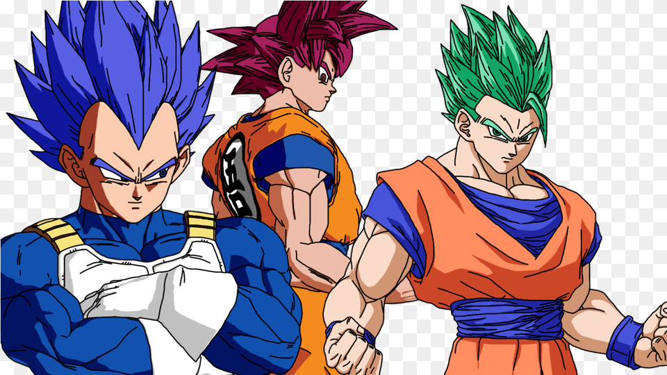 Fanmade Ssg Goku Vegeta And Gohan Trace Gohan Dragon Ball Fighterz, Adult, Person, Man, Male Png