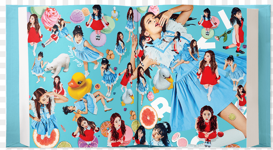 Fans Are Speculating That The Concept Will Be Gulliver39s Red Velvet Rookie Cd, Art, Collage, Girl, Female Png Image