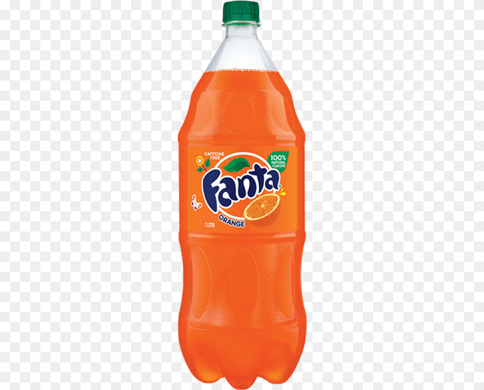 Fanta 2 Litres Fanta Orange 2 Liter, Food, Ketchup, Beverage, Bottle Free Png