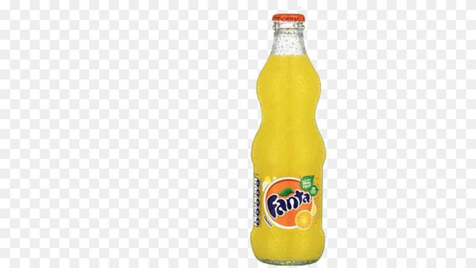 Fanta 200 Ml Glass Bottle Fanta Orange Glass Bottles, Beverage, Pop Bottle, Soda, Juice Free Transparent Png