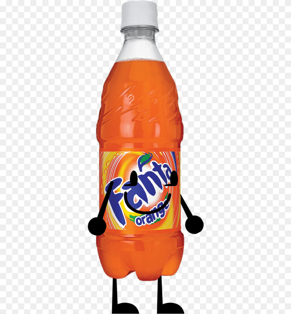 Fanta Bottle Is Very Happy Orange Fanta Bottle, Beverage, Pop Bottle, Soda, Can Free Transparent Png