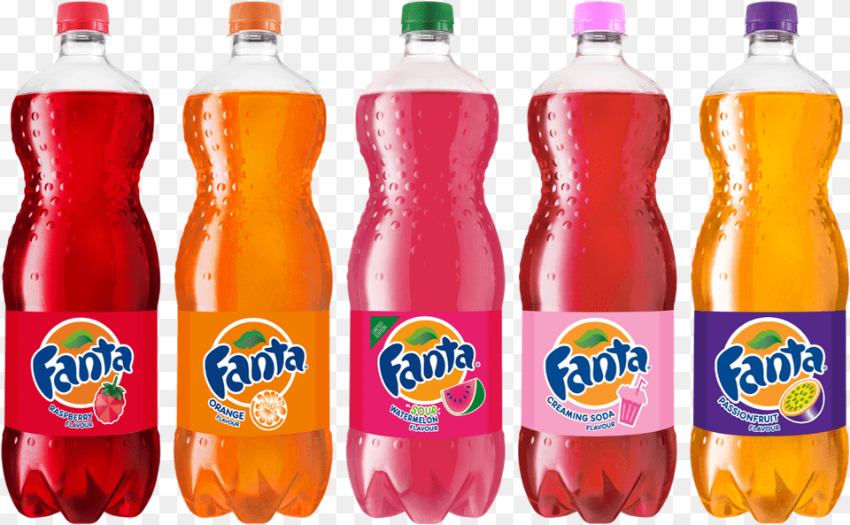 Fanta Bottles, Beverage, Bottle, Pop Bottle, Soda Png Image