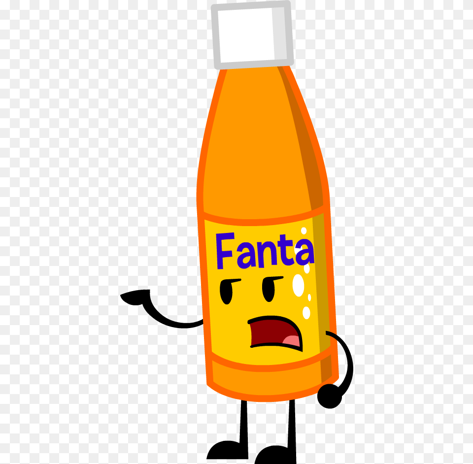 Fanta By Kitkatyj Fanta Bottle Clipart, Beverage, Juice, Orange Juice Png Image