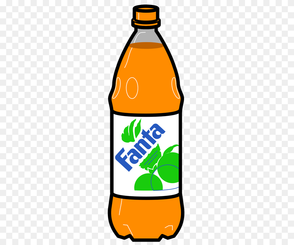 Fanta Clip Art, Beverage, Bottle, Pop Bottle, Soda Png Image