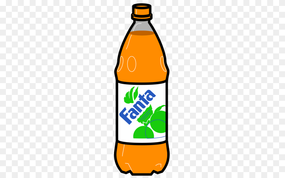 Fanta Clipart Nice Clip Art, Beverage, Bottle, Pop Bottle, Soda Free Png Download