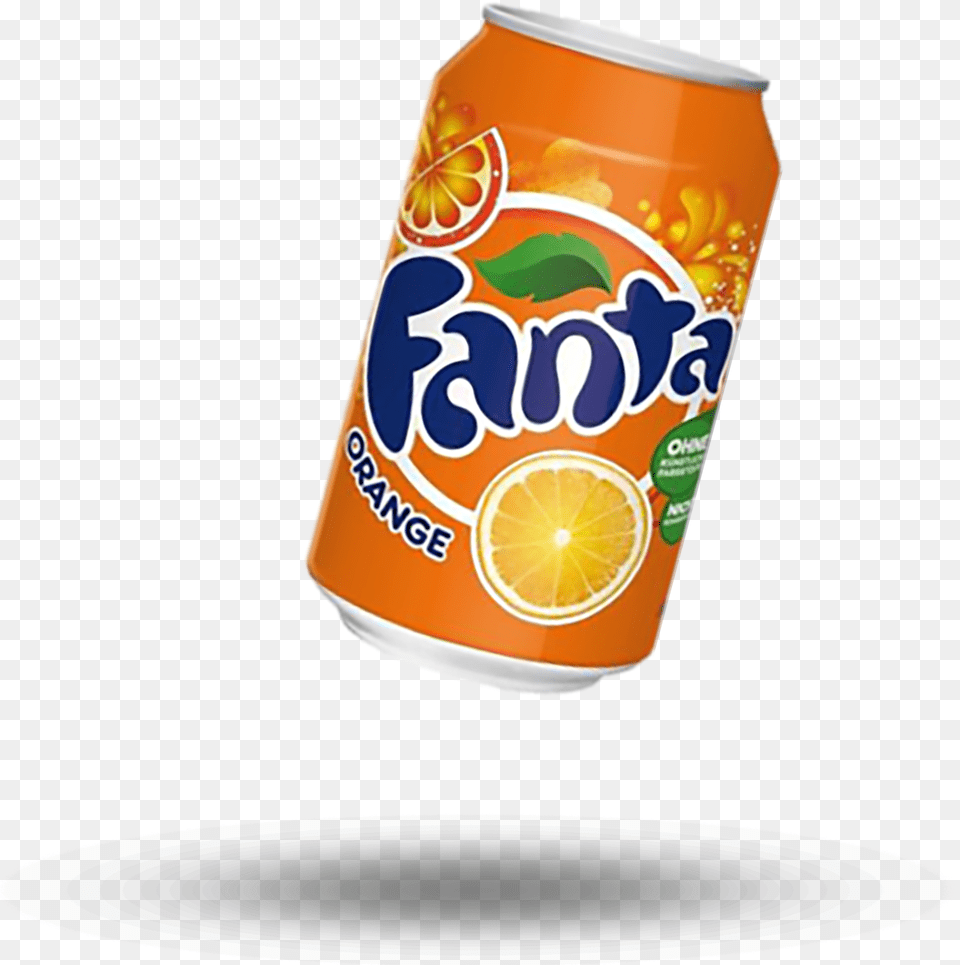 Fanta Orange Soft Drink, Tin, Can Free Png Download