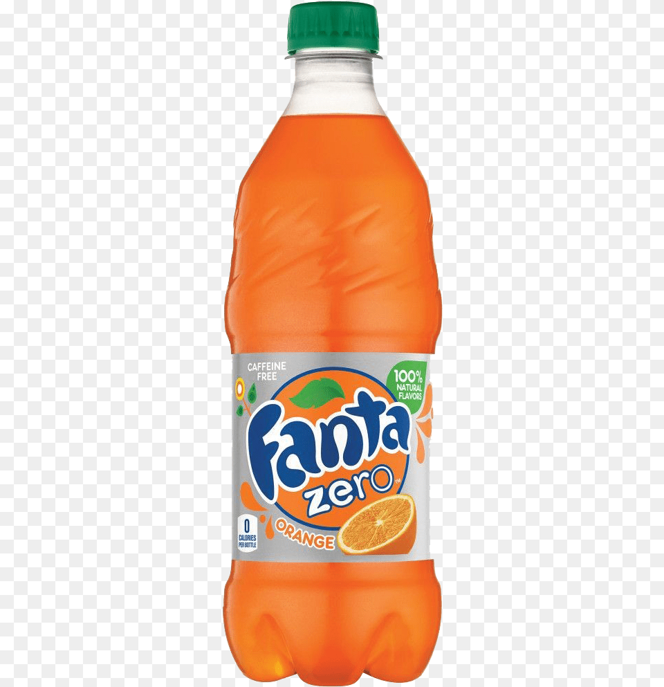 Fanta Fanta Orange Zero, Beverage, Pop Bottle, Soda, Bottle Png Image