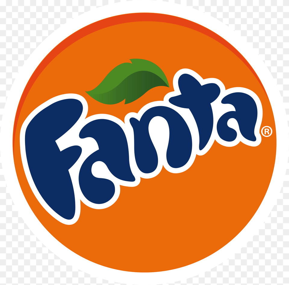 Fanta Logo Transparent Vector, Sticker, Disk, Body Part, Hand Free Png Download