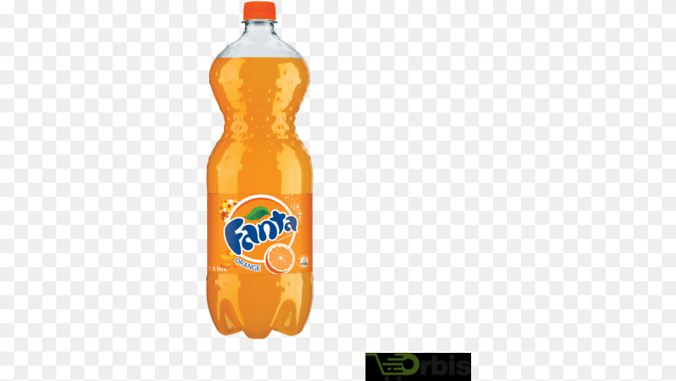 Fanta Orange 15 L, Beverage, Bottle, Pop Bottle, Soda Png Image
