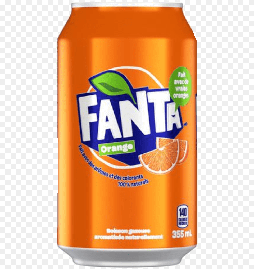 Fanta Orange Fanta Orange 355 Ml, Tin, Can Free Png