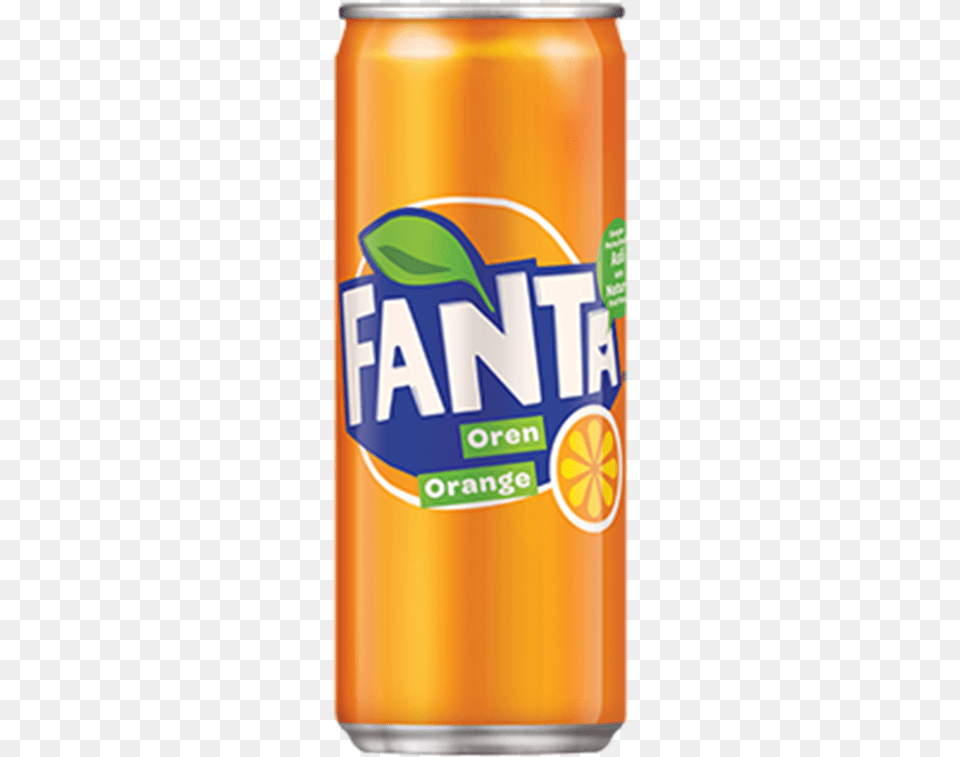 Fanta Orange Flavor Fanta Dose, Tin, Can Free Transparent Png
