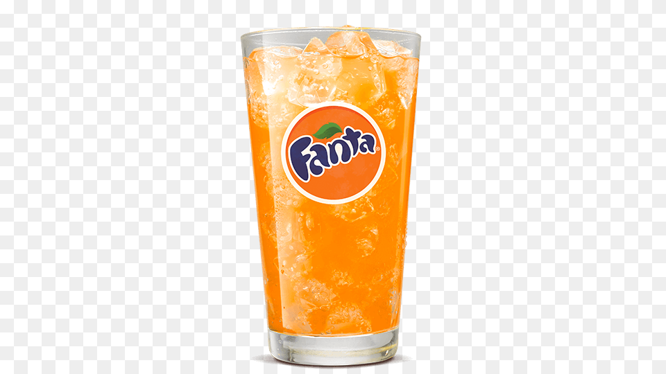 Fanta Orange In A Glass, Beverage, Juice, Alcohol, Beer Free Transparent Png