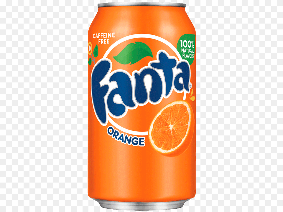 Fanta Orange Large Can, Tin, Citrus Fruit, Food, Fruit Free Png
