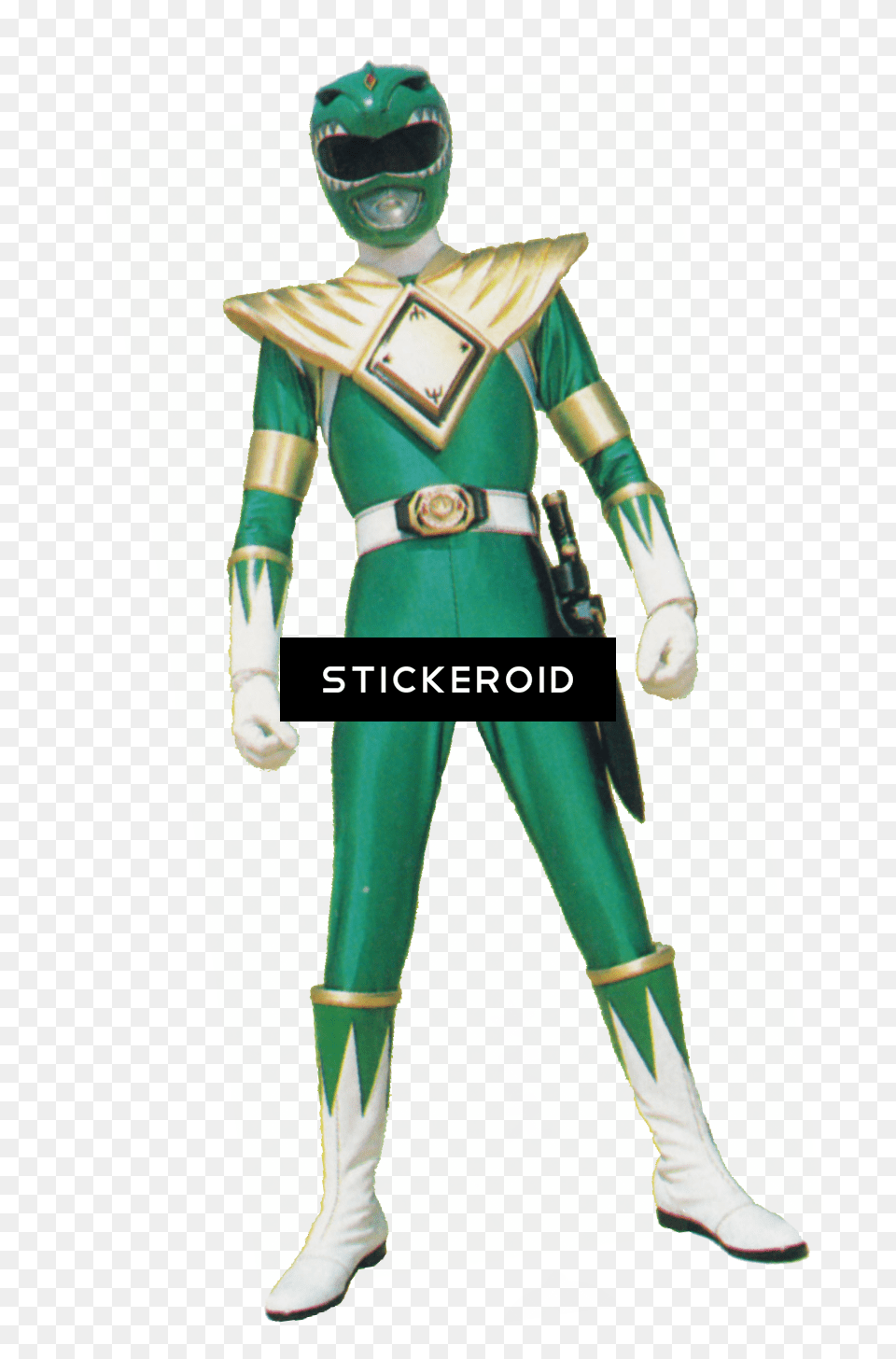 Fantasia Power Rangers Verde Mighty Morphin Green Ranger, Clothing, Costume, Person, Adult Free Transparent Png