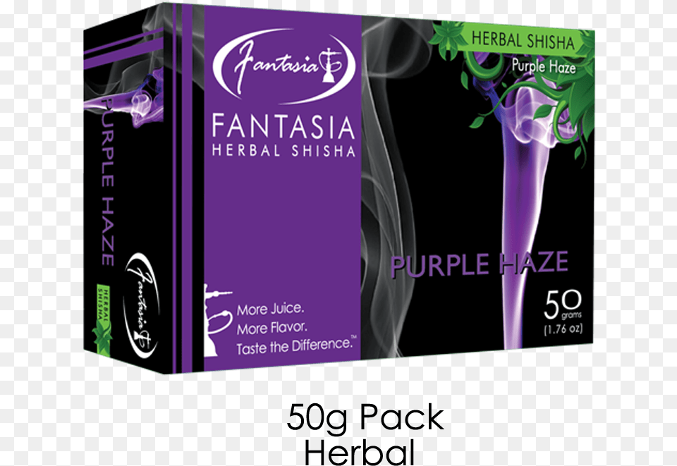 Fantasia Purple Haze Shisha 50g Fantasia Pink Lemonade, Book, Publication, Incense, Smoke Free Png Download