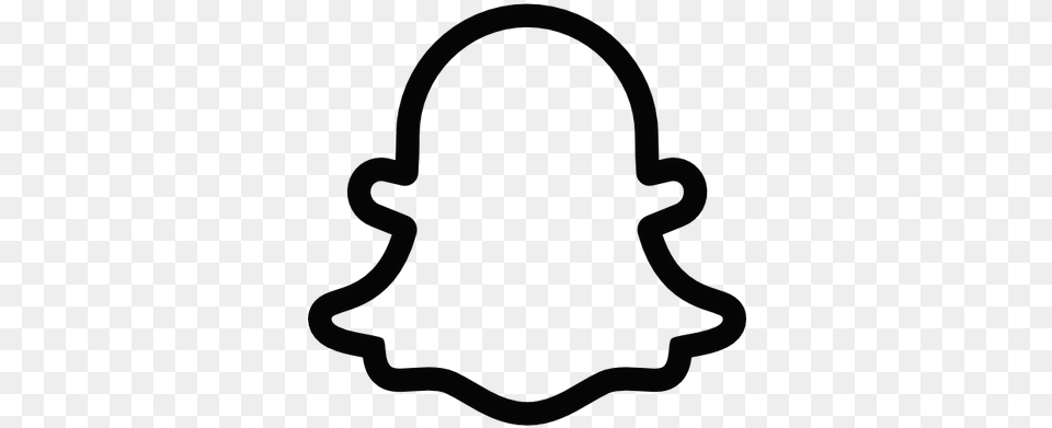 Fantasma Snapchat Logo Blanco Y Negro Snapchat Icon White, Silhouette, Bag, Accessories, Handbag Free Png