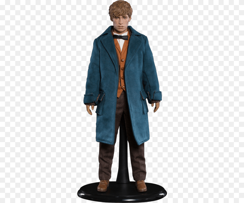 Fantastic Beasts And Where To Find Them Newt Scamander Action Figure, Clothing, Coat, Overcoat, Male Free Transparent Png