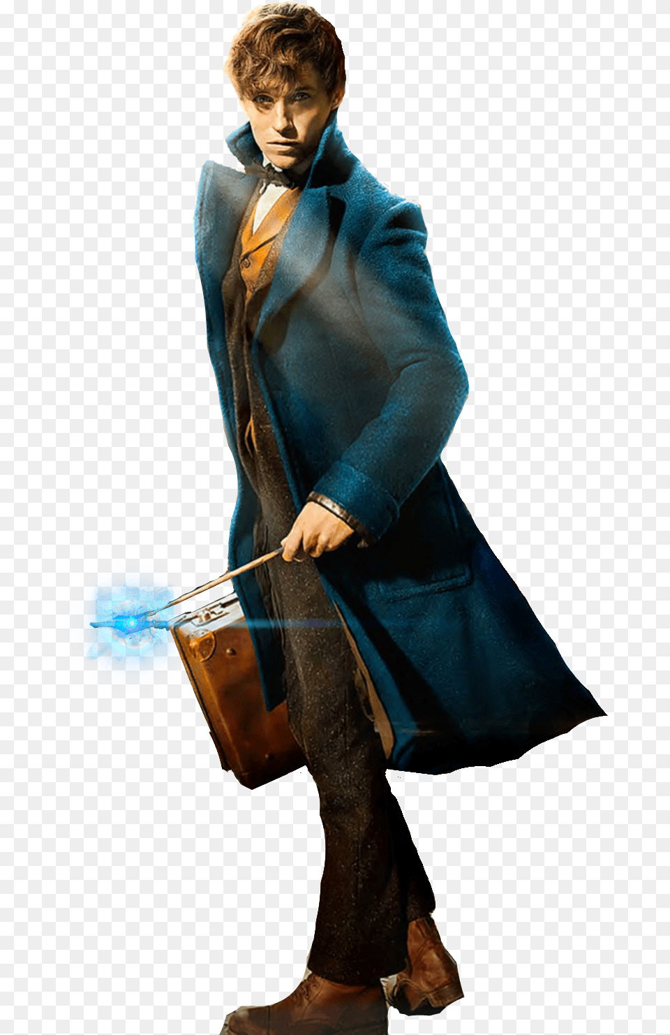 Fantastic Beasts Newt Scamander, Clothing, Coat, Adult, Person Png