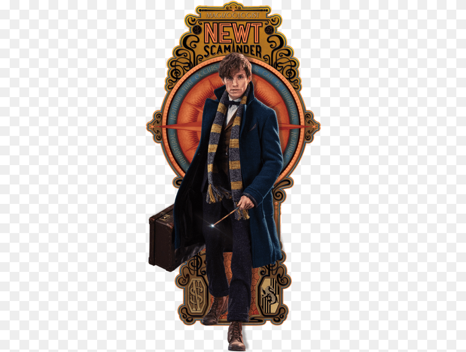 Fantastic Beasts Newt Scamander Men39s Tank Ata Boy Fantastic Beasts And Where To Find Them Newt, Clothing, Coat, Male, Man Free Png