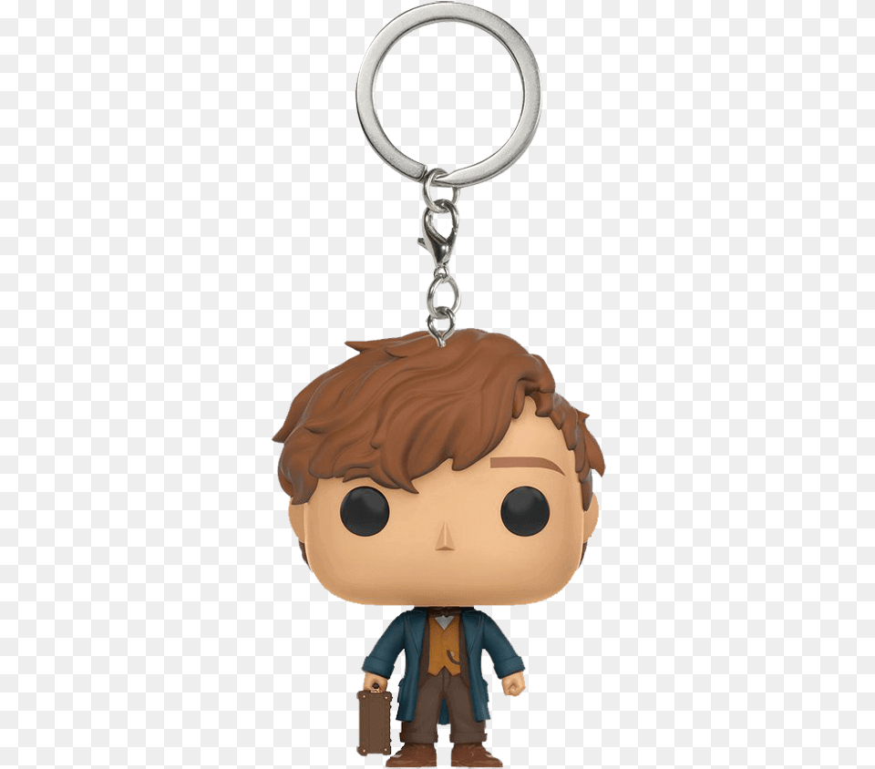 Fantastic Beasts Newt Scamander Pop Keychain Funko Pop Keychain Tbbt, Accessories, Clothing, Coat Png Image