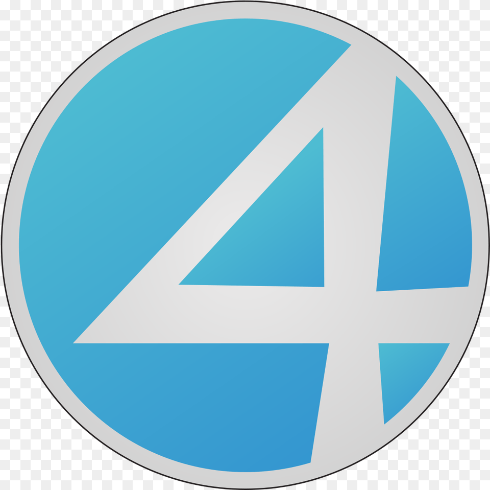 Fantastic Four 2005 U2013 Wikipedia Circle, Disk, Triangle, Symbol, Logo Png Image
