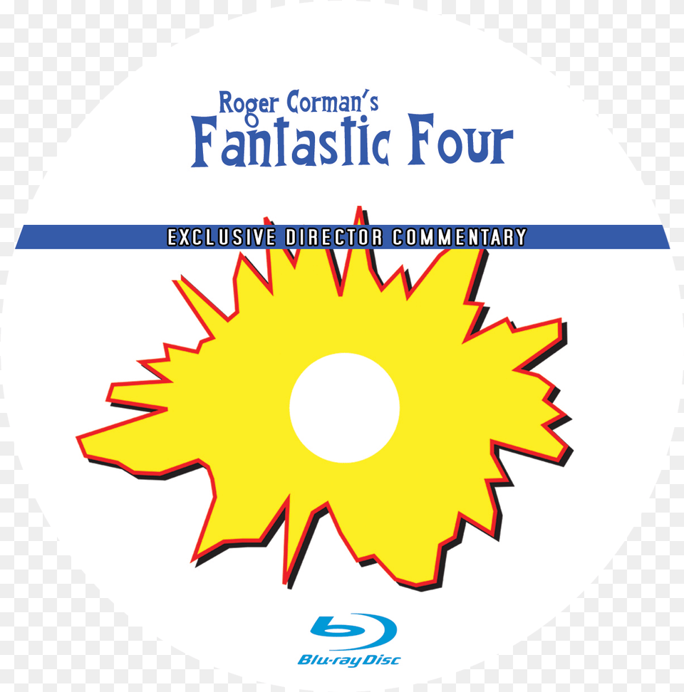 Fantastic Four Blu Ray 1994 Commentary Edition Circle, Disk, Dvd Png
