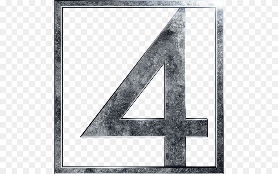 Fantastic Four Logo Fantastic 4 Logo, Triangle, Symbol, Text Png Image