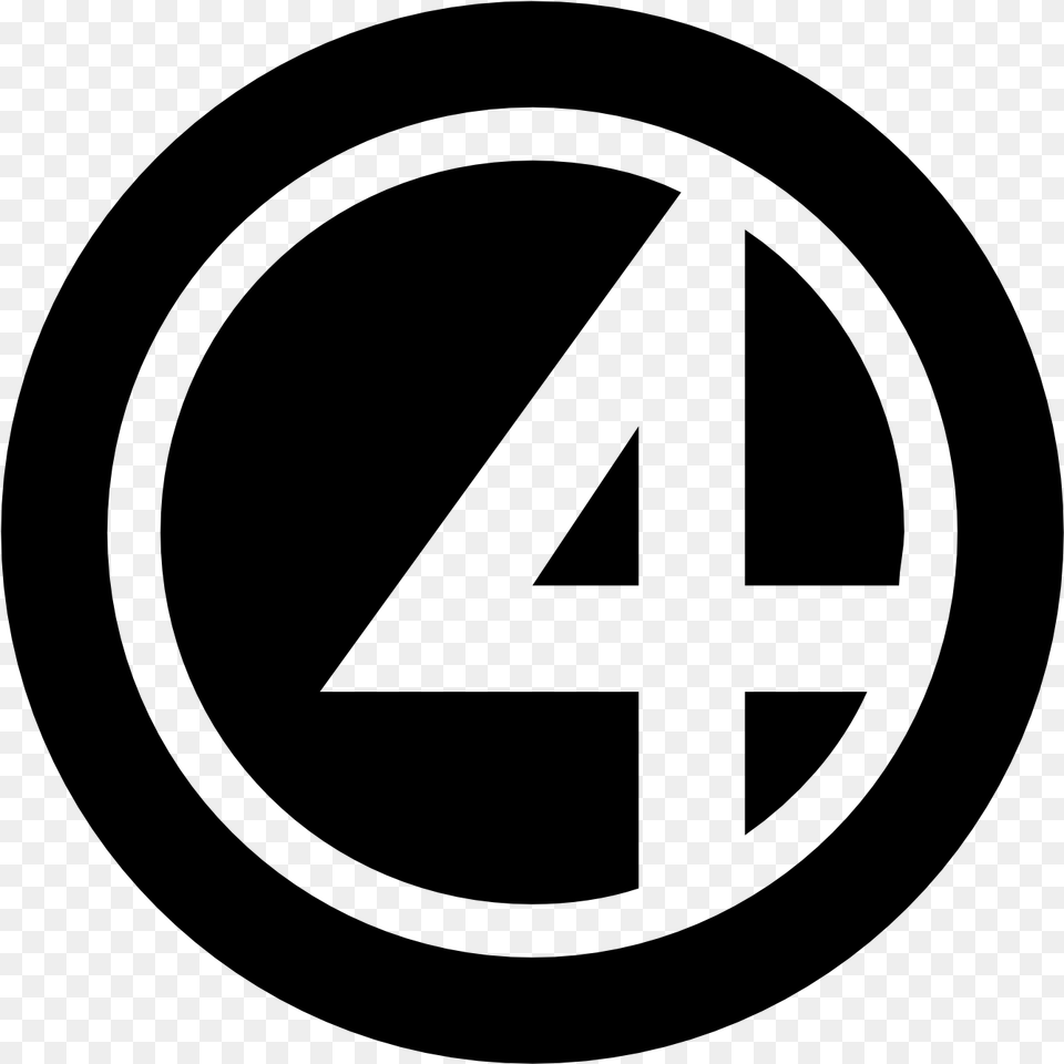 Fantastic Four Thanos Spider Man Computer Icons Symbol Old Fantastic Four Logo, Gray Png Image