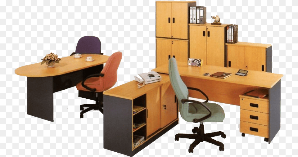 Fantastic The Donated Furniture Included Two Complete Office Furniture Files, Chair, Desk, Table, Indoors Free Transparent Png