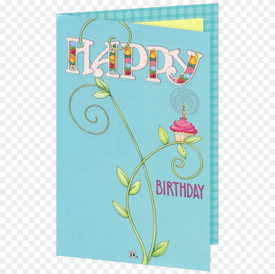 Fantastically Floral Birthday Card Greeting Card, Envelope, Greeting Card, Mail, Plant Free Png
