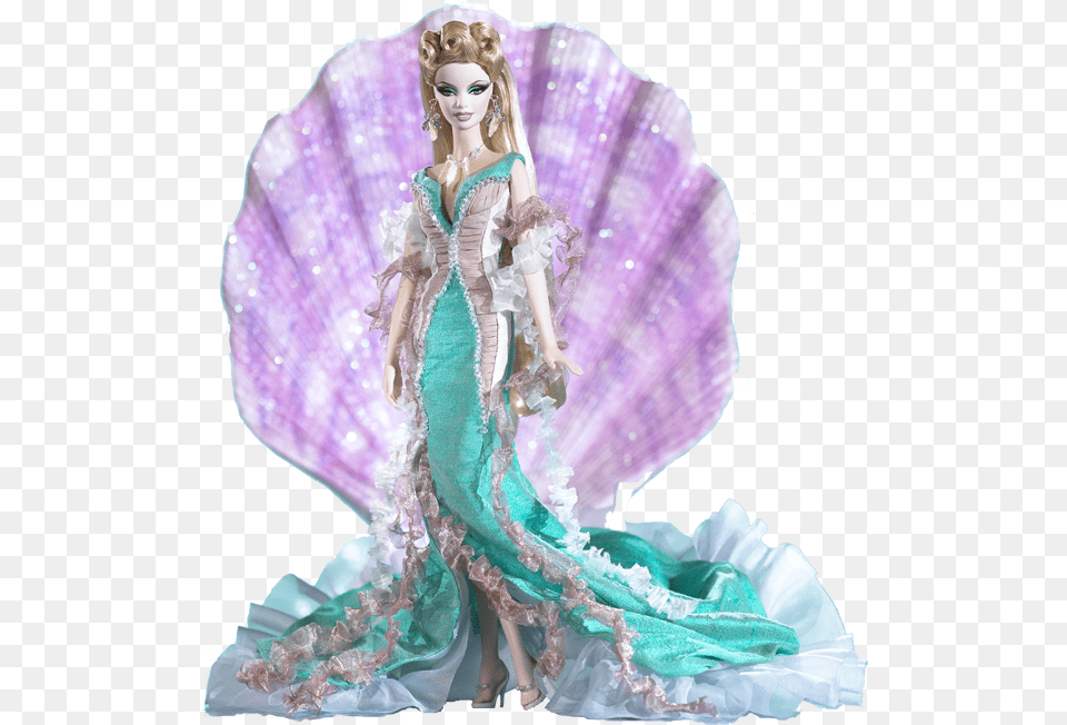 Fantasy Barbie Collector Dolls, Figurine, Wedding, Person, Adult Png Image