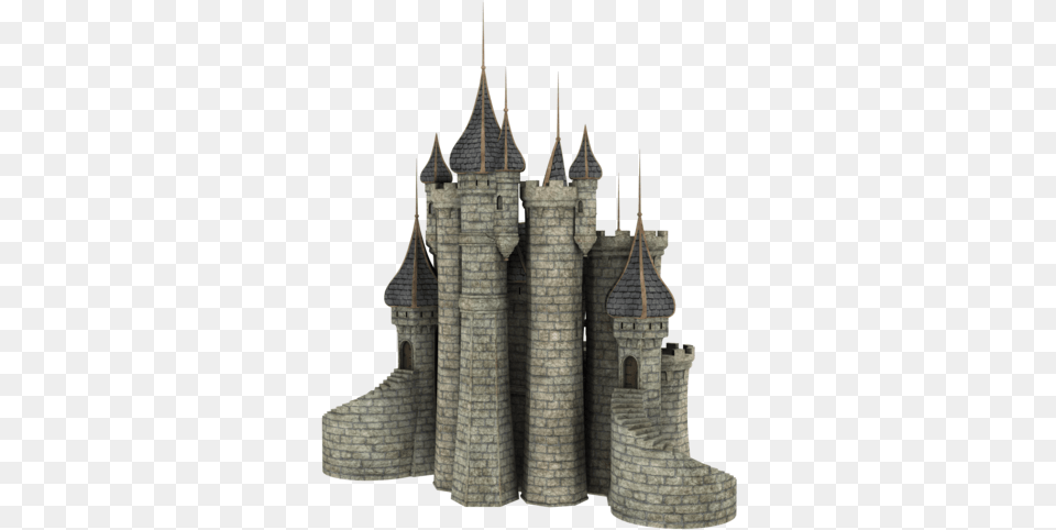 Fantasy Castle File Castle, Architecture, Building, Fortress, Church Free Png Download