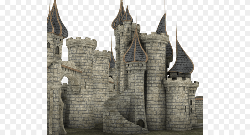 Fantasy Castle Photos Medieval Castle Background, Architecture, Building, Spire, Tower Free Transparent Png