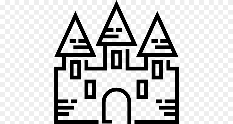 Fantasy City Clipart Castle, Gray Png