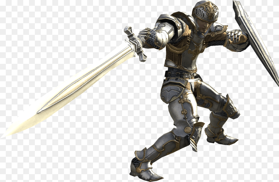 Fantasy Final Fantasy Xiv Gladiator, Sword, Weapon, Adult, Male Free Transparent Png