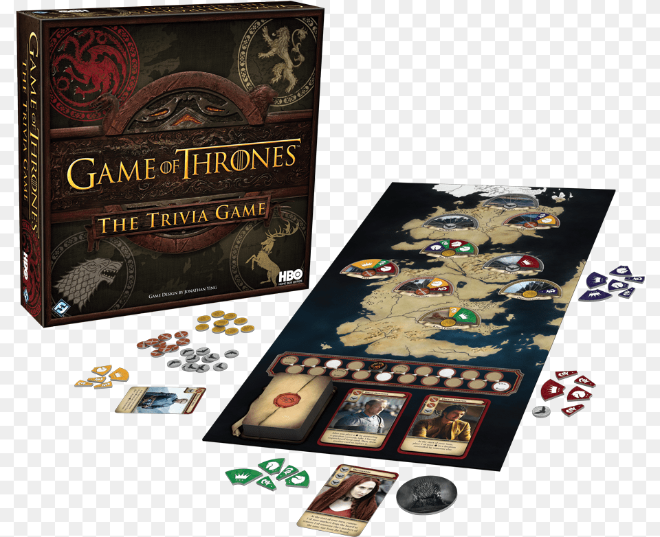 Fantasy Flight Game Of Thrones The Trivia Game, Person, Face, Head Png