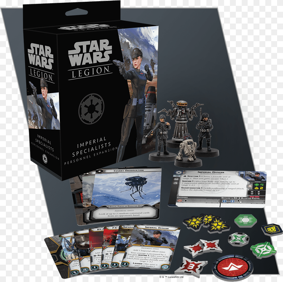 Fantasy Flight Games Has Announced Two New Expansions Star Wars Legion Specialists, Advertisement, Poster, Adult, Male Free Png