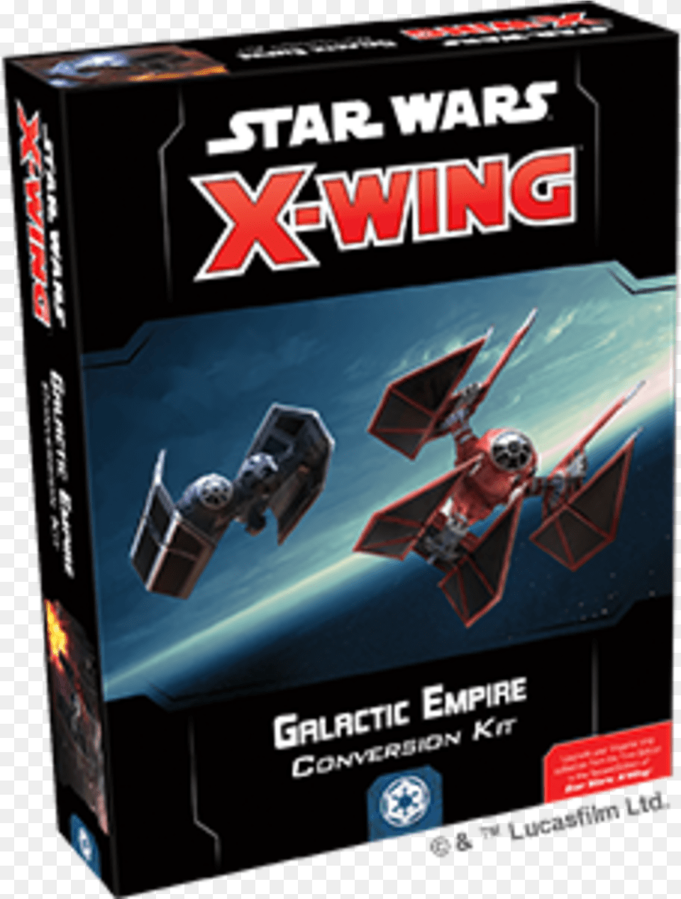 Fantasy Flight Games Star Wars X Wing 2nd Edition Galactic Empire Conversion Kit Star Wars X Wing Conversion Kit, Aircraft, Airplane, Transportation, Vehicle Png