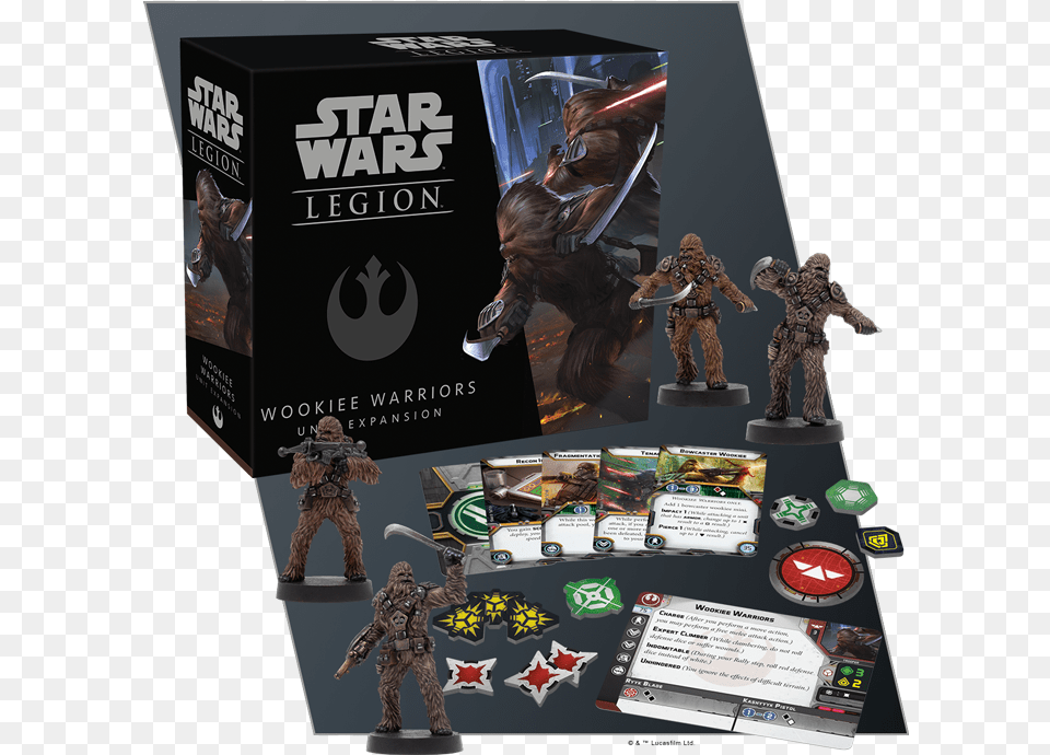 Fantasy Flight Previews New Wookie Releases For Star Wars Star Wars Legion Rebel Commandos, Advertisement, Adult, Person, Man Png Image
