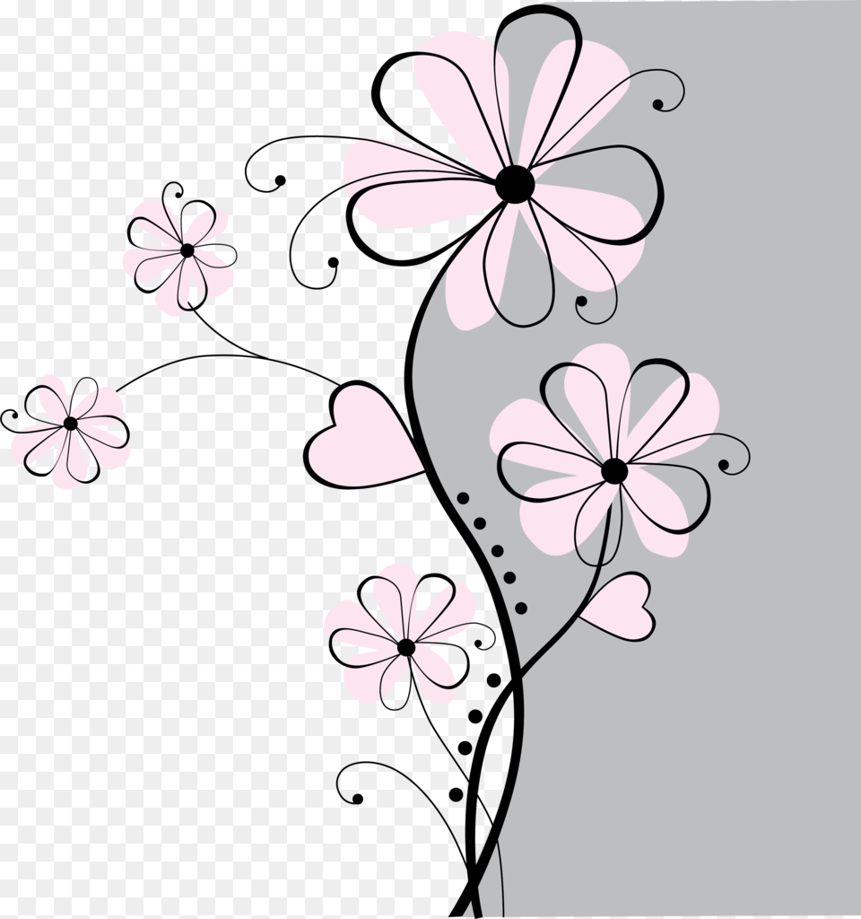 Fantasy Flowers 3 Paint By Number Mural Gilliflower, Art, Floral Design, Flower, Graphics Png