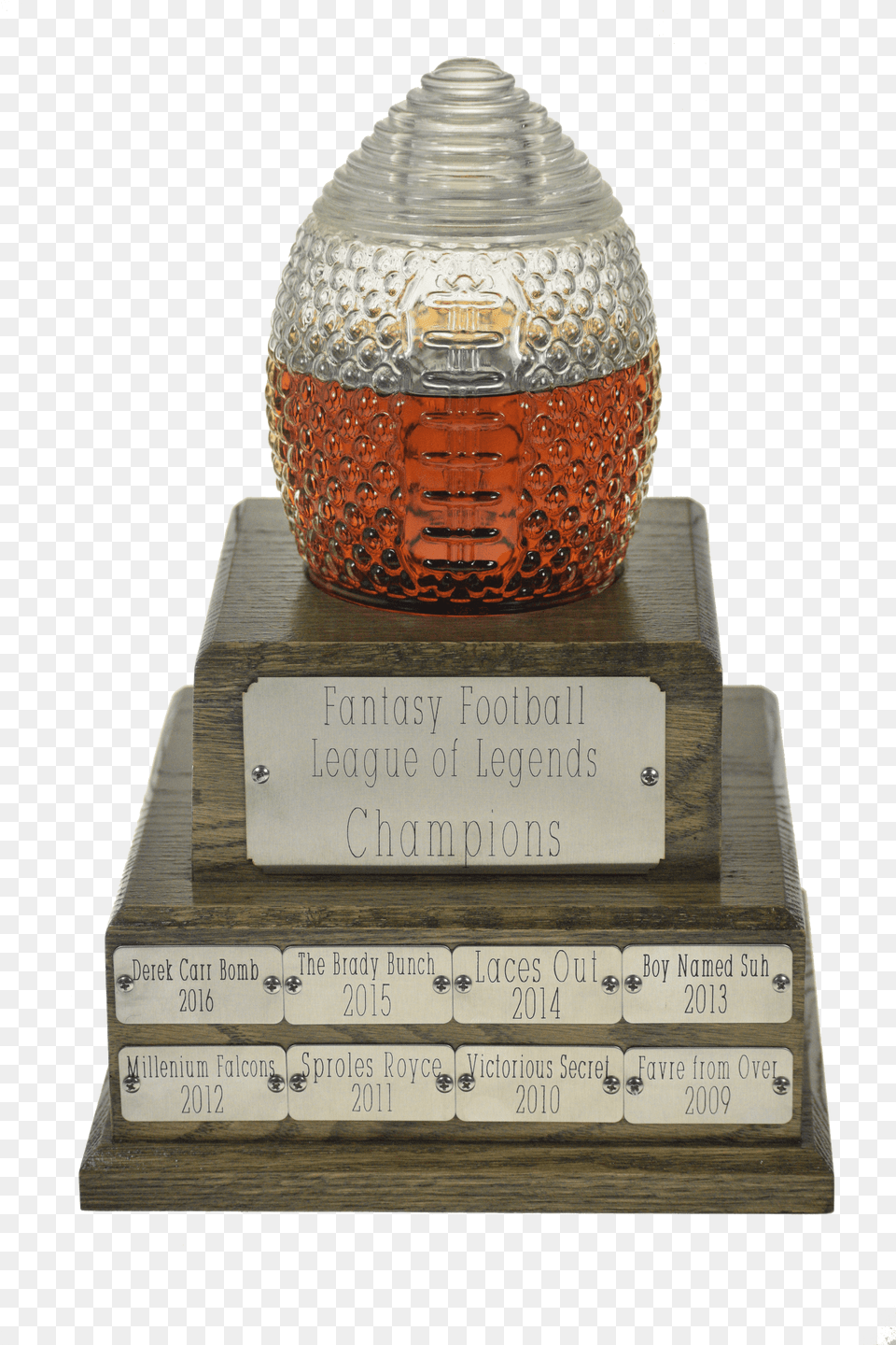 Fantasy Football Decanter Fantasy Football Trophy Whiskey Decanter, Jar, Pottery, Urn Free Png